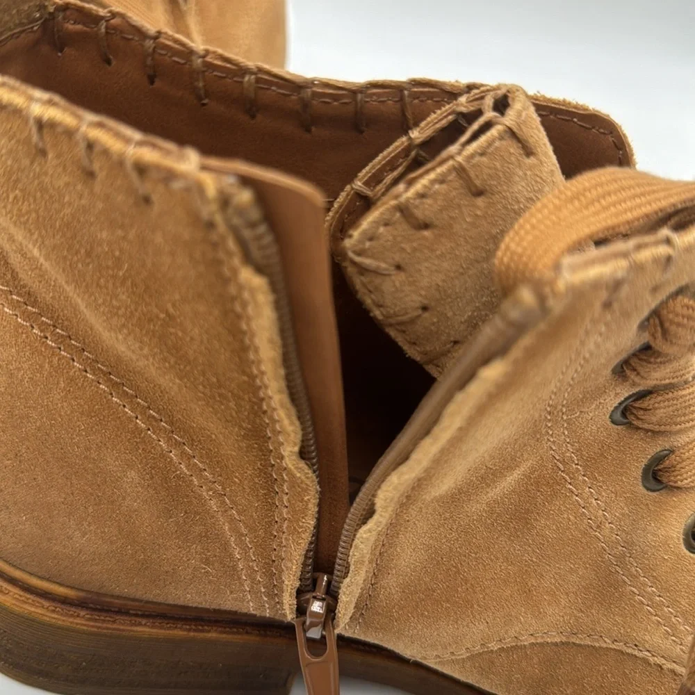Zodiac tan Suede Ankle boots size 9 1/2 NWOT